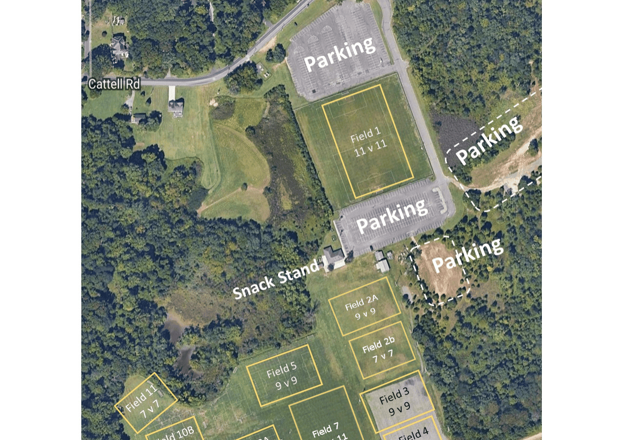 Cattell (Tournament Layout) map